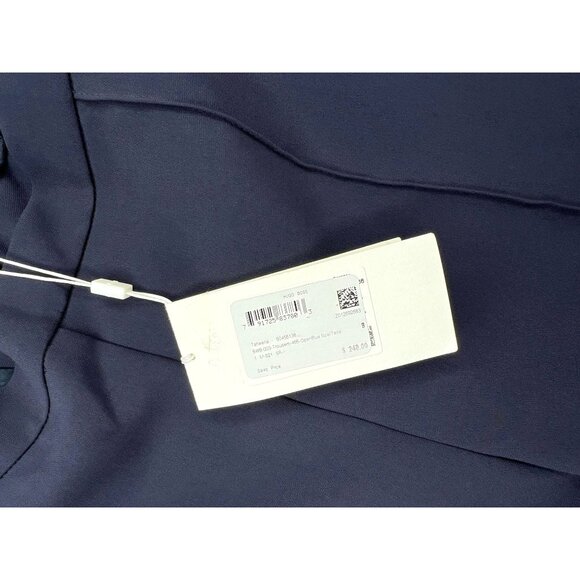 Hugo Boss Tahwena Womens Navy Blue Slim Fit Trousers Pull-On Dress Pants Size 8 - Picture 7 of 16